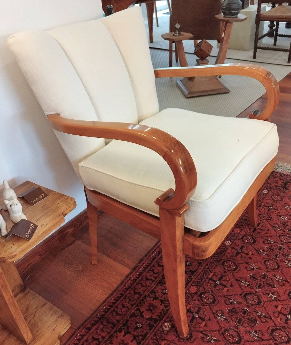Paire de fauteuils bridge de style art-déco-photo-1