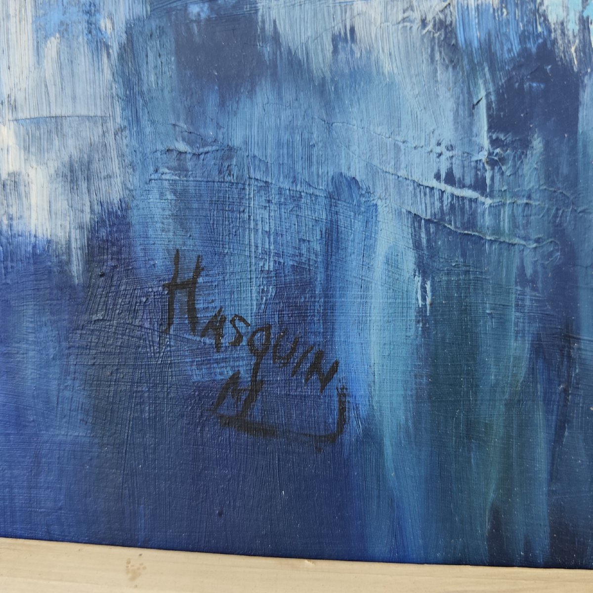 "bords De Loire," A Painting By Marcel Hasquin-photo-2