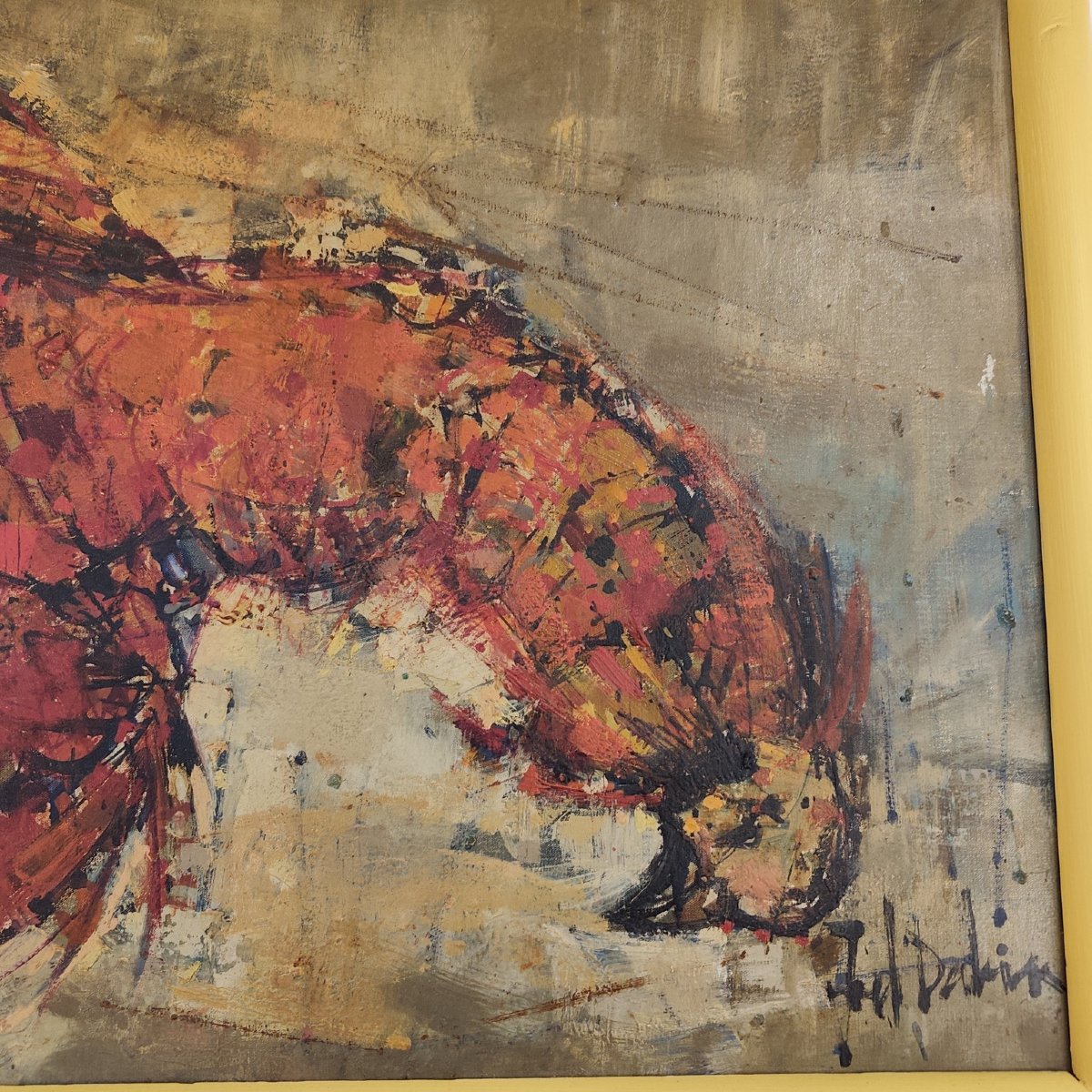 Le Faisan, huile sur toile de Joël Dabin-photo-1