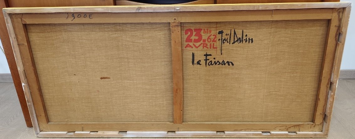 Le Faisan, huile sur toile de Joël Dabin-photo-2