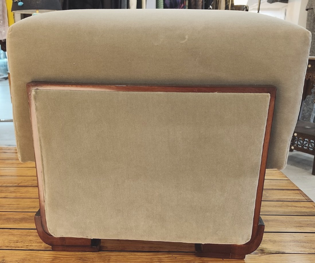 Art Deco Foot Stool Or End Table-photo-4