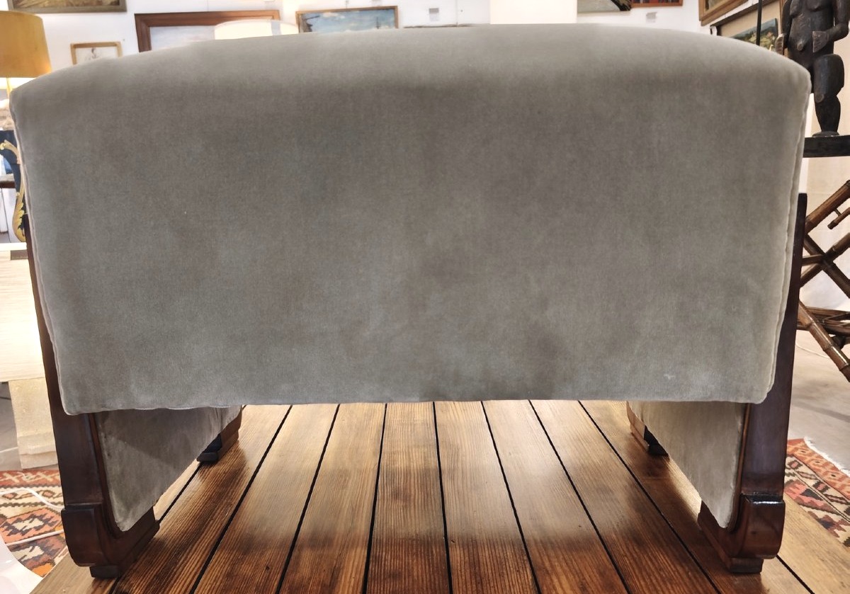 Art Deco Foot Stool Or End Table-photo-1