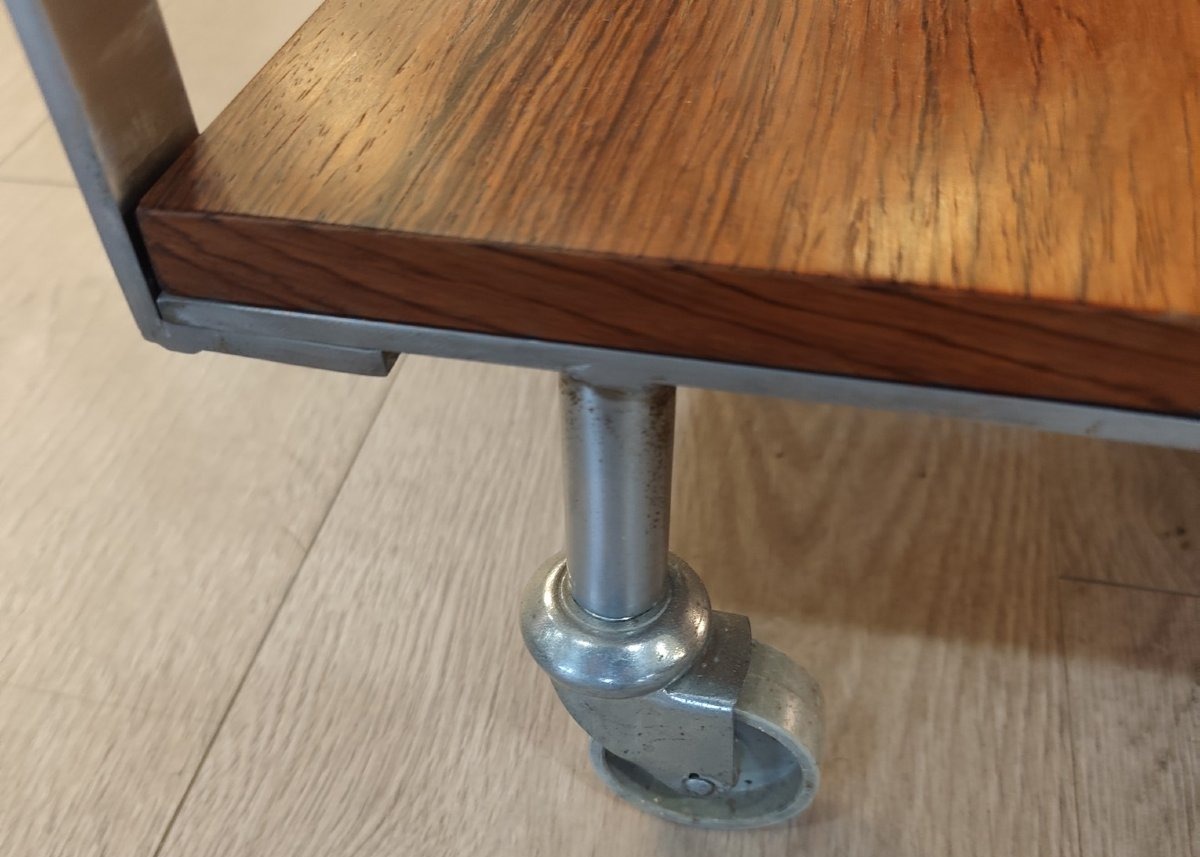 Small Side Table Made Of Rosewood And Formica-photo-4