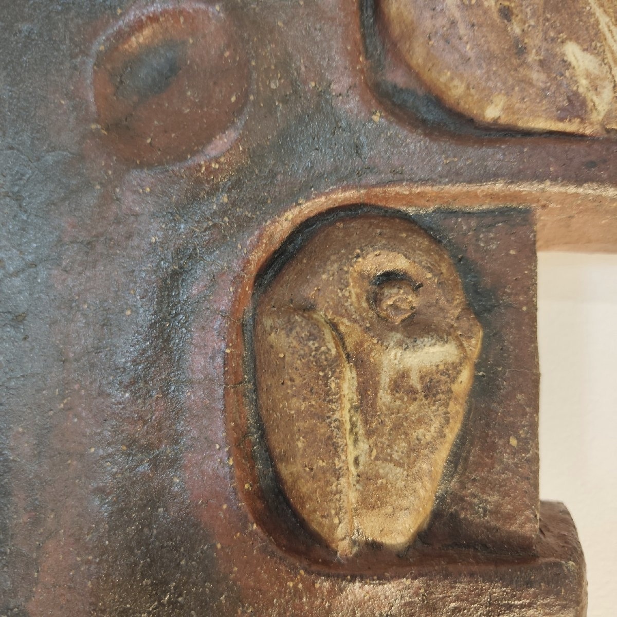 Stoneware Wall Plaque By Gerhard Liebenthron, 1978-photo-1