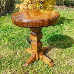 Side Table Or Stool In Solid Oak