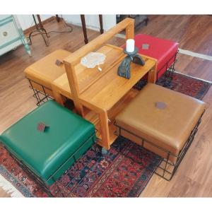 Verner Panton Set Of Stools Or Side Tables