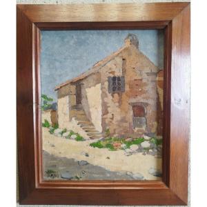 Huile sur toile signée Arno, vers 1900