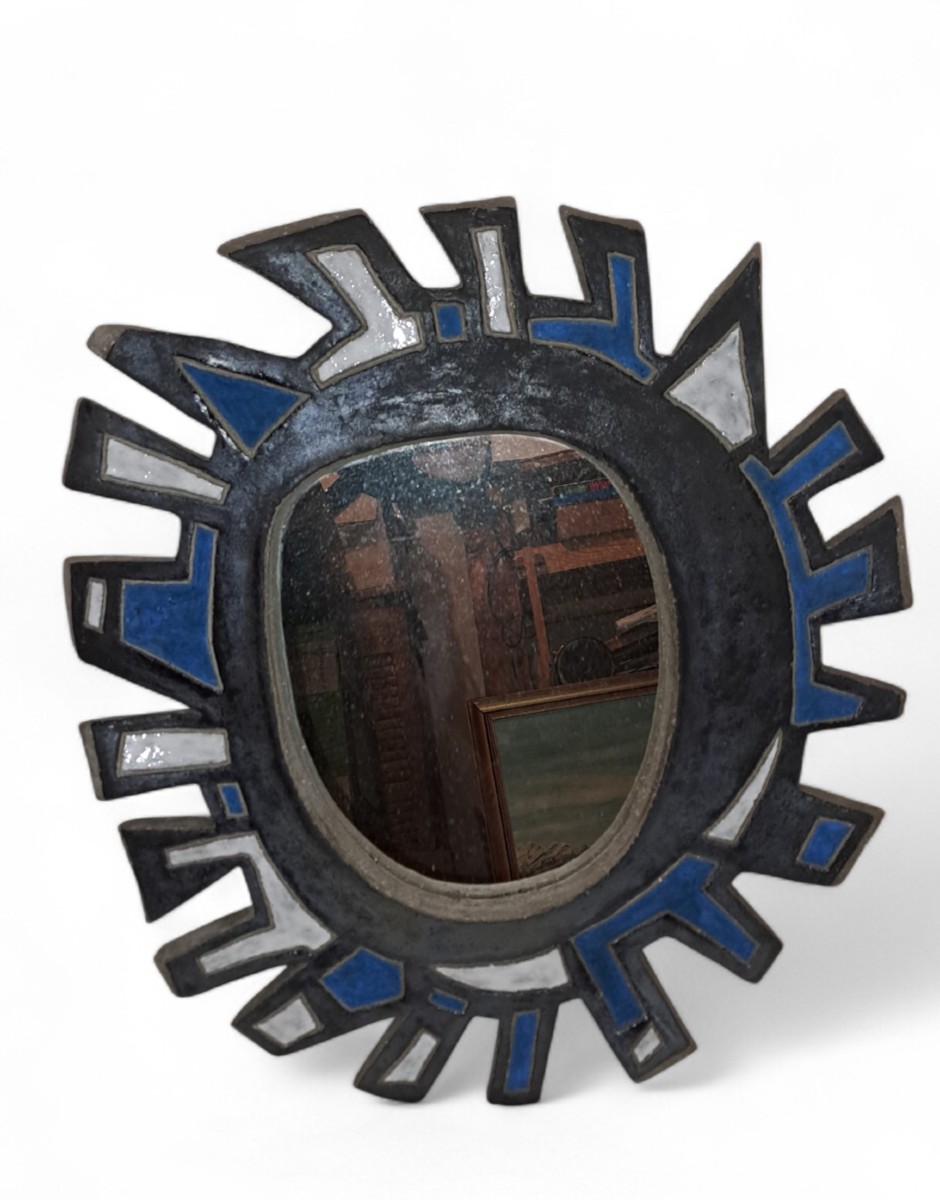 Miroir en céramique Nathalie Soufflet