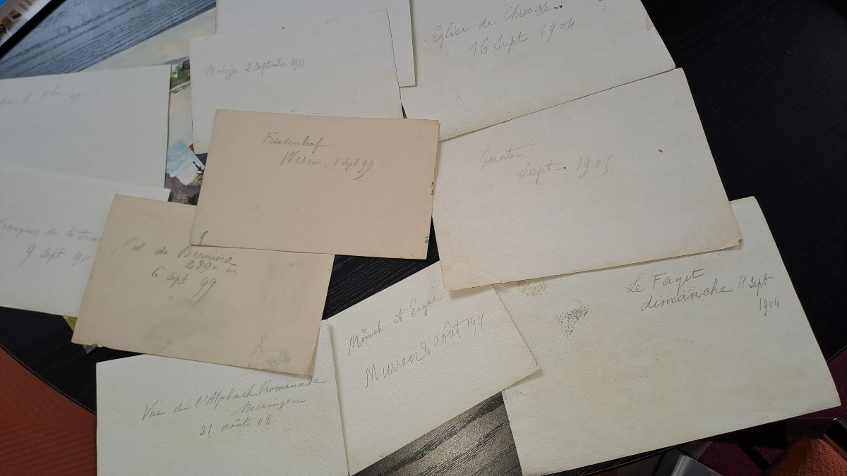 lot de 142 aquarelles paysage de montagne suisse-photo-2