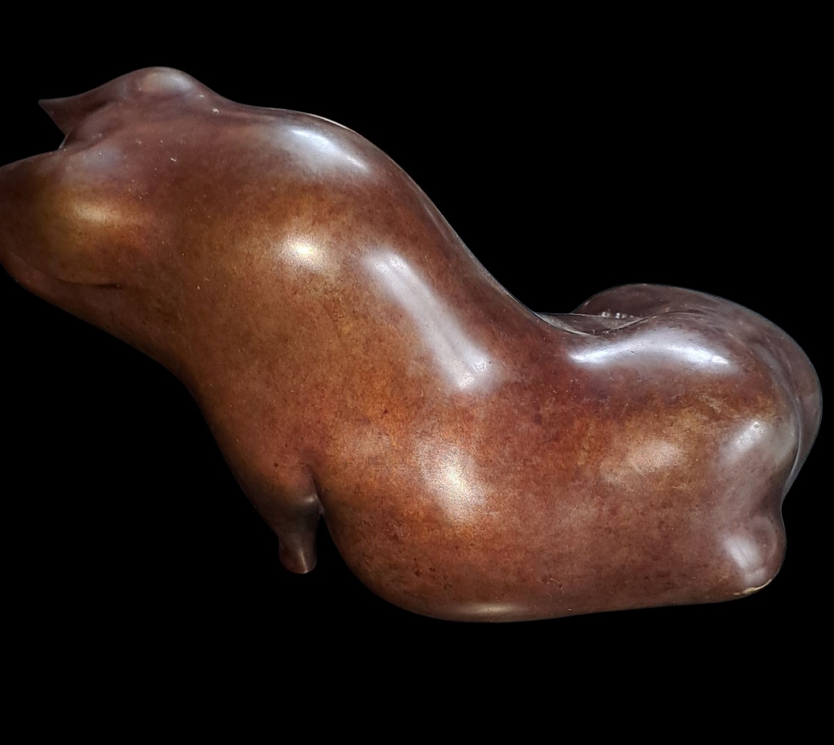 Bronze Sow By Claude Lhoste -photo-2