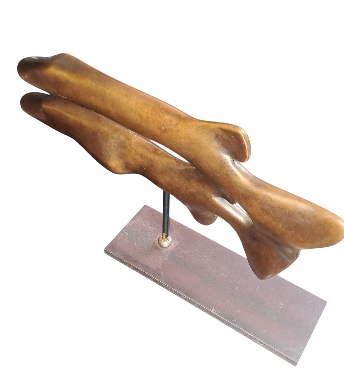 ‘pike Bench’ In Bronze By Claude Lhoste-photo-2