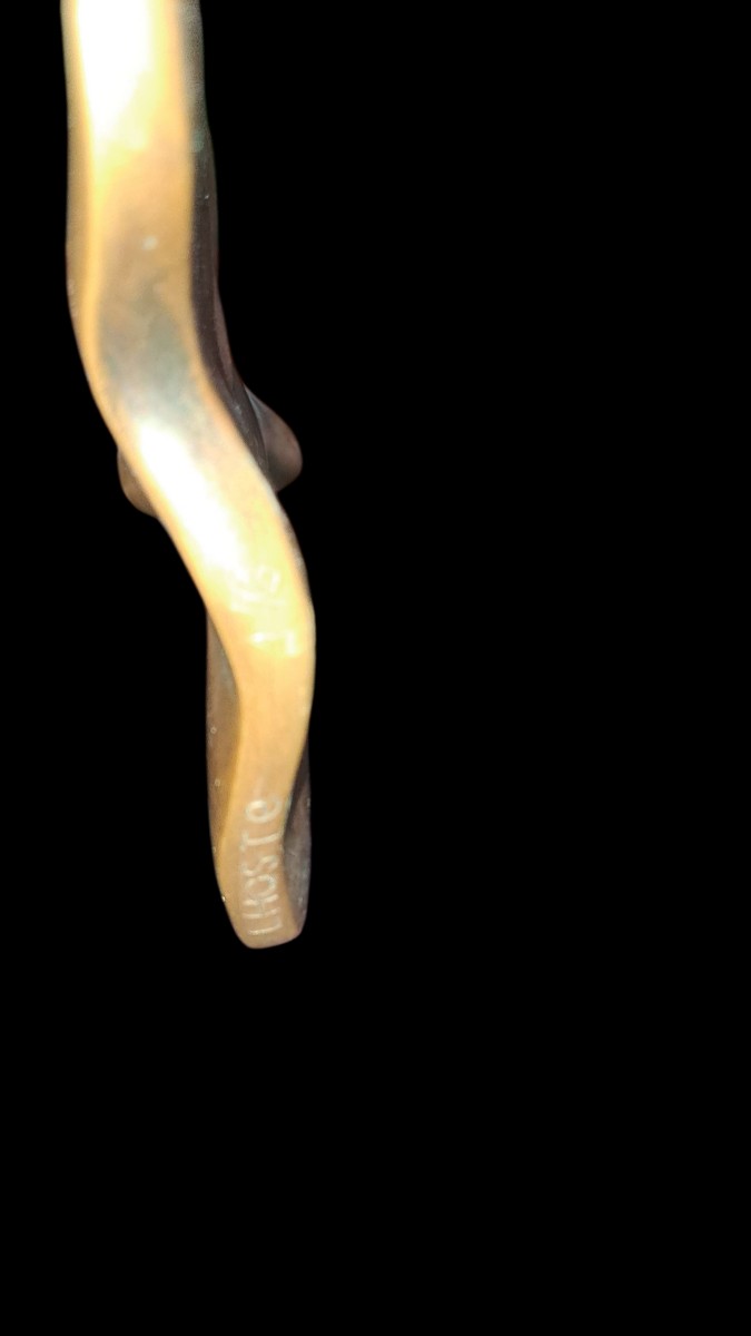 ‘pike Bench’ In Bronze By Claude Lhoste-photo-4