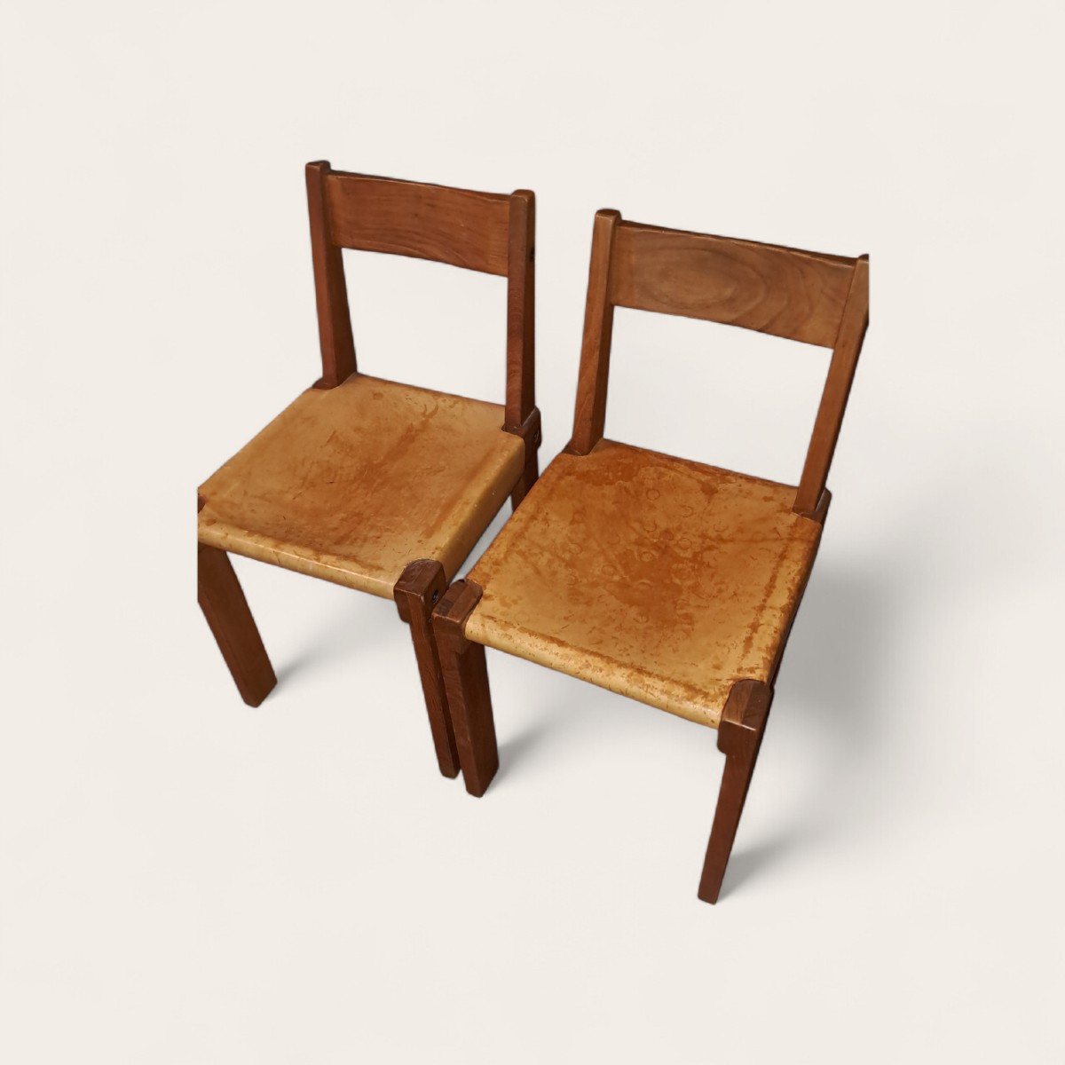 6 Pierre Chapo Chairs, Model S24 -photo-3