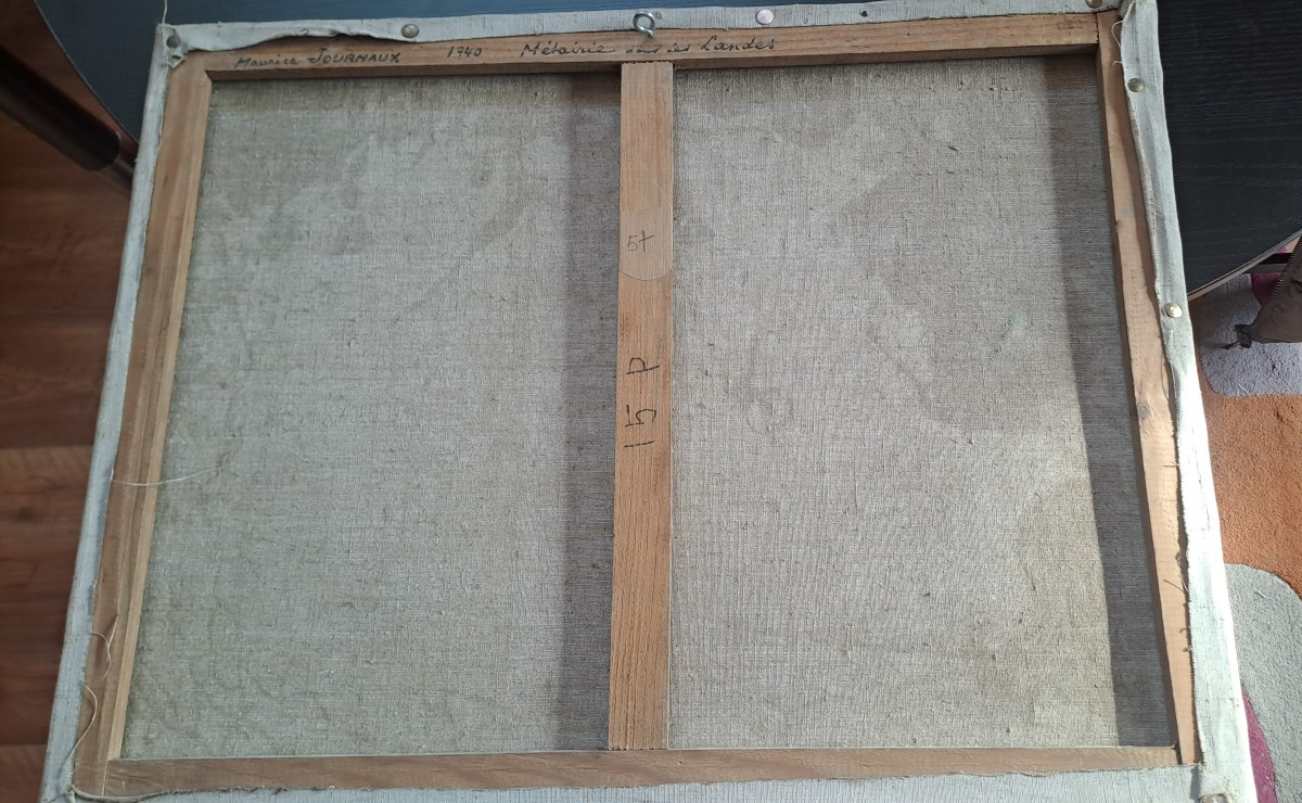 Oil Painting On Canvas, Chevalier Milo, 20th Century -photo-2