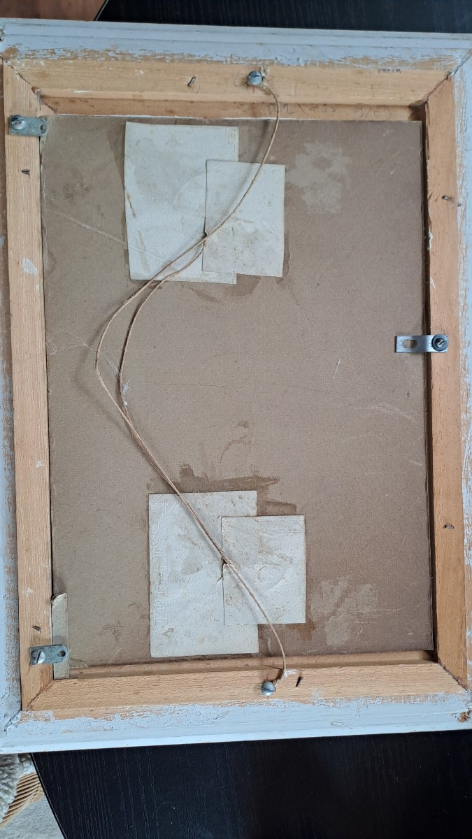 Marine Painting Signed P Hudry, 20th Century.-photo-2