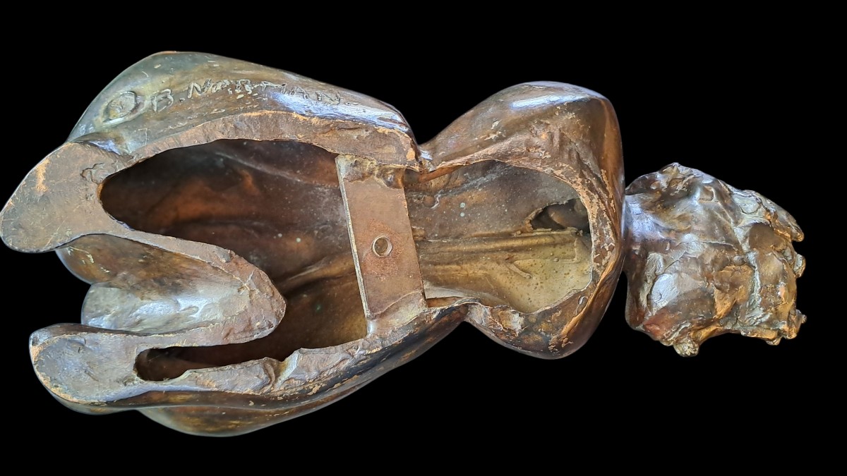 Bronze érotique signé B Norman.-photo-1