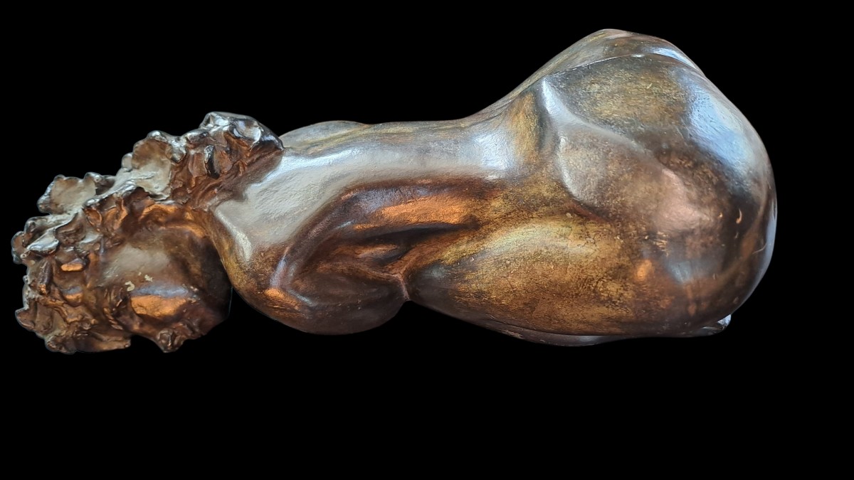 Bronze érotique signé B Norman.