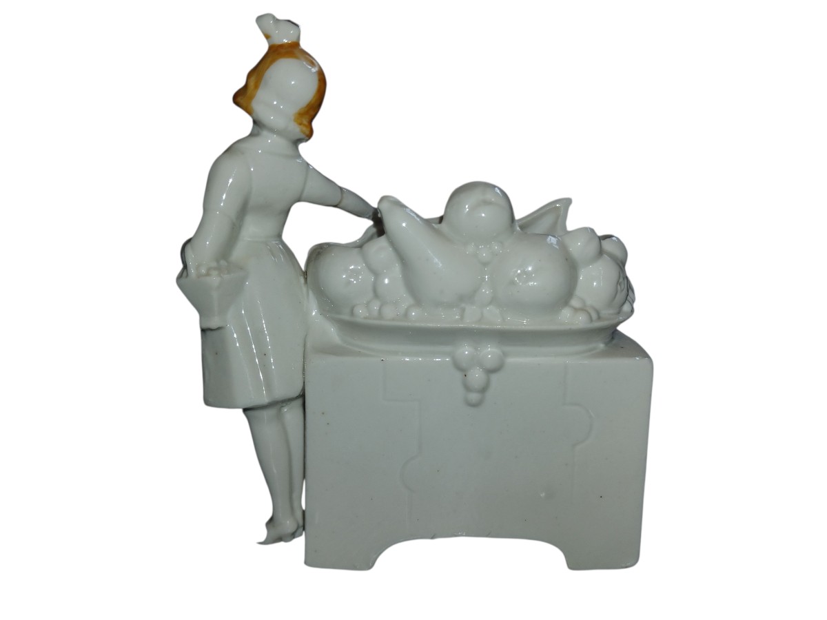 Set Of Two 20th Century Porcelain Pieces-photo-4