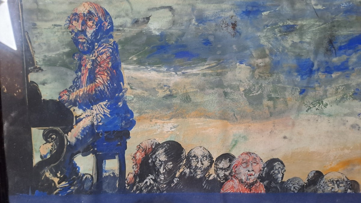 Ensemble de trois gouaches signer éppelè gerard -photo-3