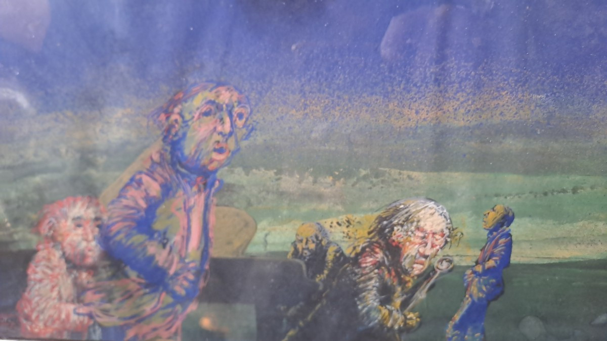 Ensemble de trois gouaches signer éppelè gerard -photo-1