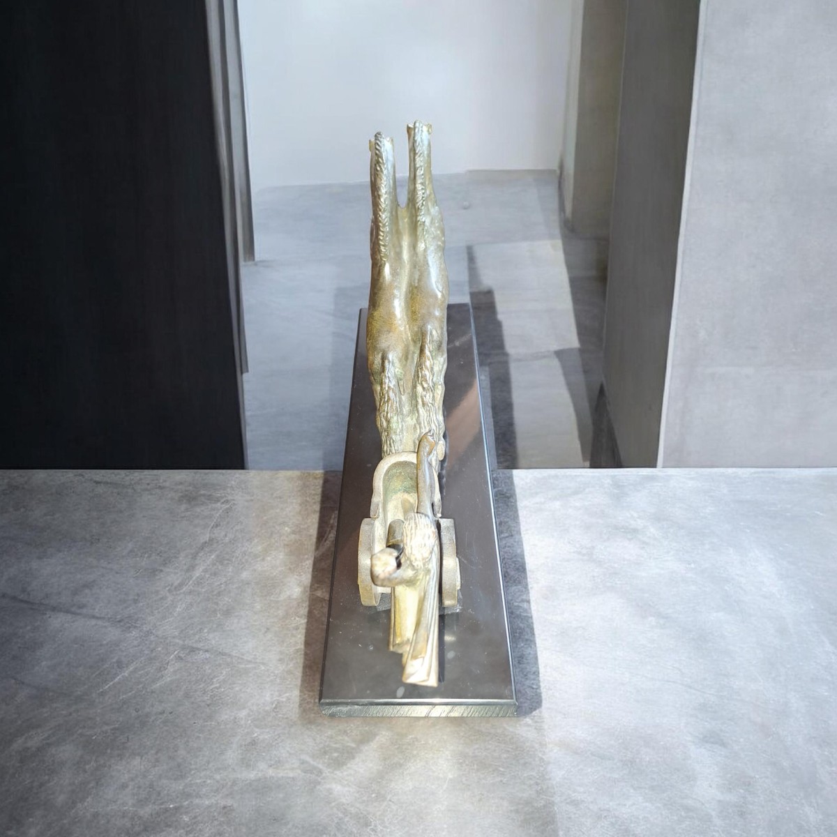 Bronze Art Deco Sculpture By Jean Charles Ruchot 1930-photo-2