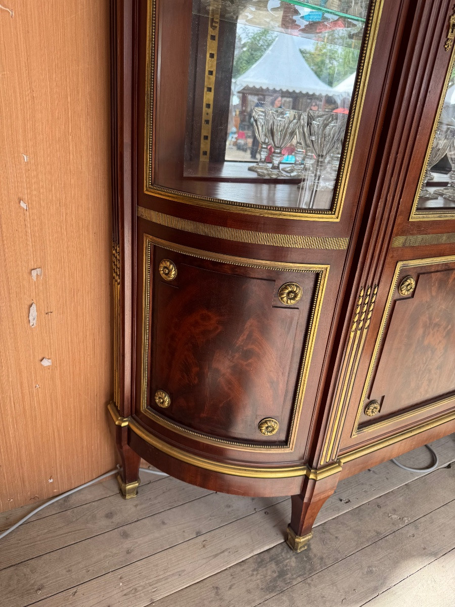 Vitrine style Louis XVI estampillée Gervais Durand-photo-2