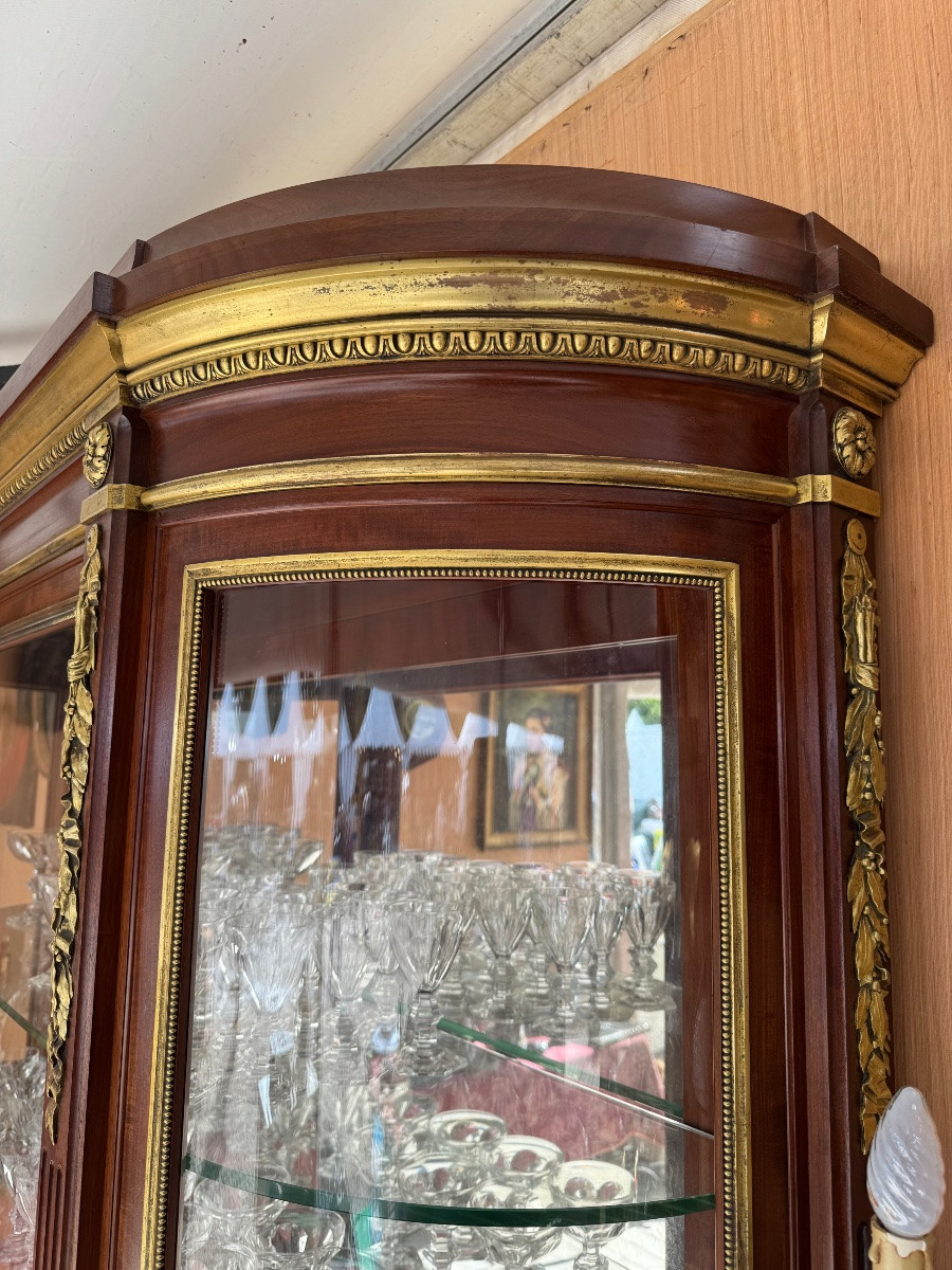 Vitrine style Louis XVI estampillée Gervais Durand-photo-3