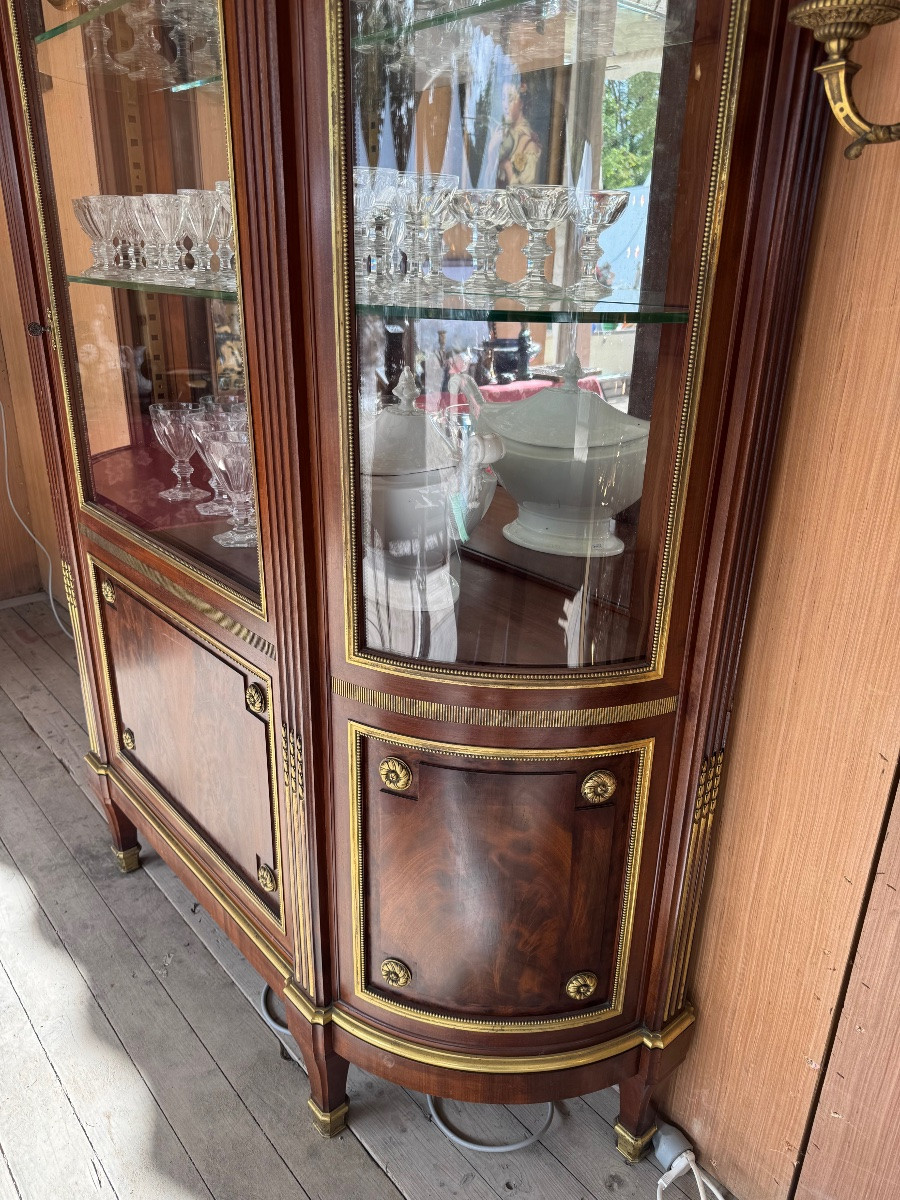 Vitrine style Louis XVI estampillée Gervais Durand-photo-4