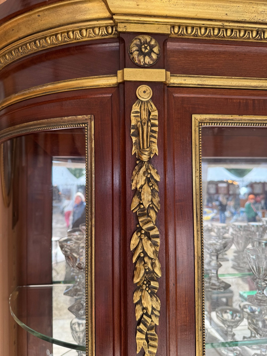 Vitrine style Louis XVI estampillée Gervais Durand-photo-5