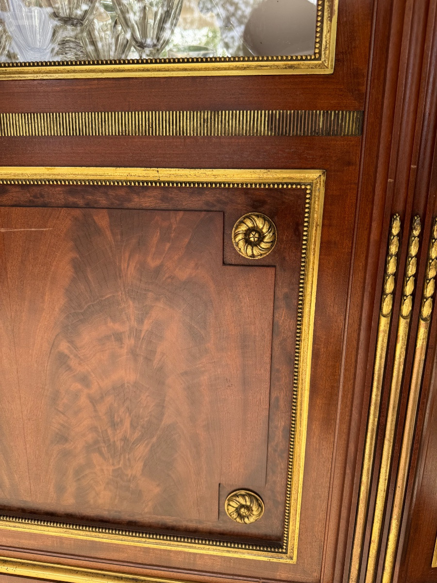 Vitrine style Louis XVI estampillée Gervais Durand-photo-7