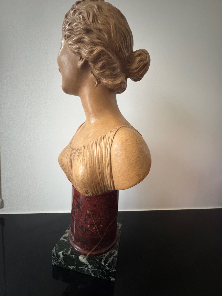 Terracotta Sculpture By Joseph Charles Marin (1759-1834)-photo-3