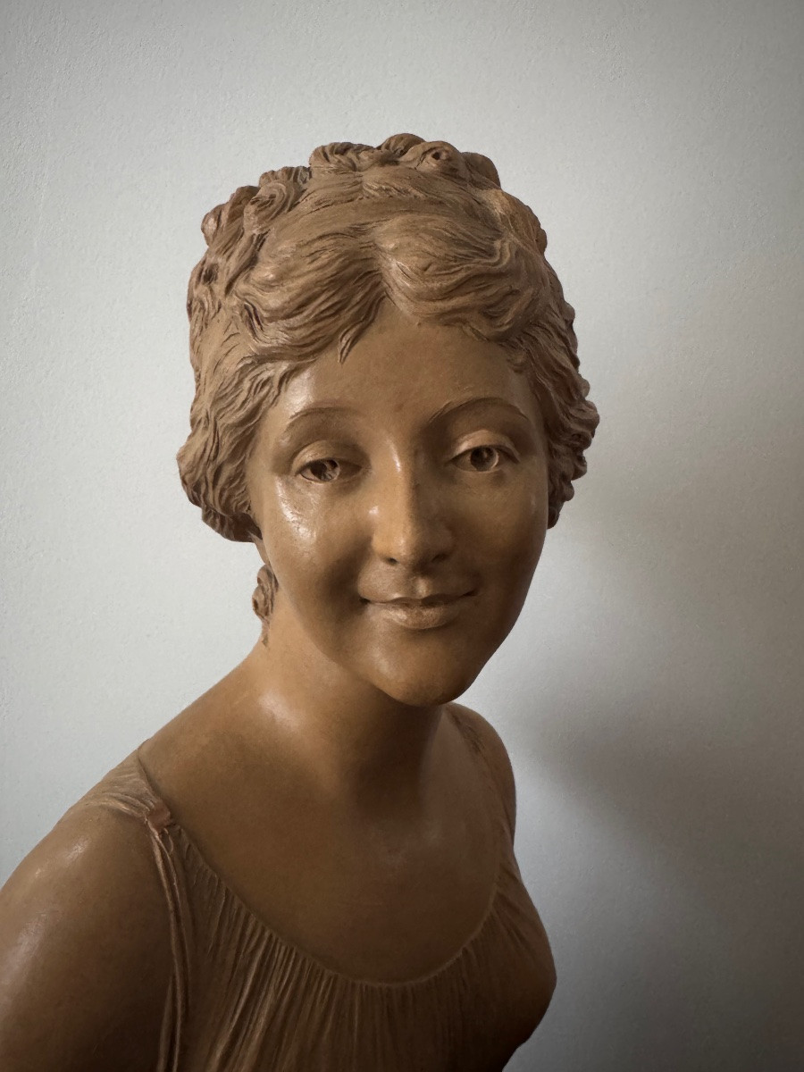 Terracotta Sculpture By Joseph Charles Marin (1759-1834)-photo-5