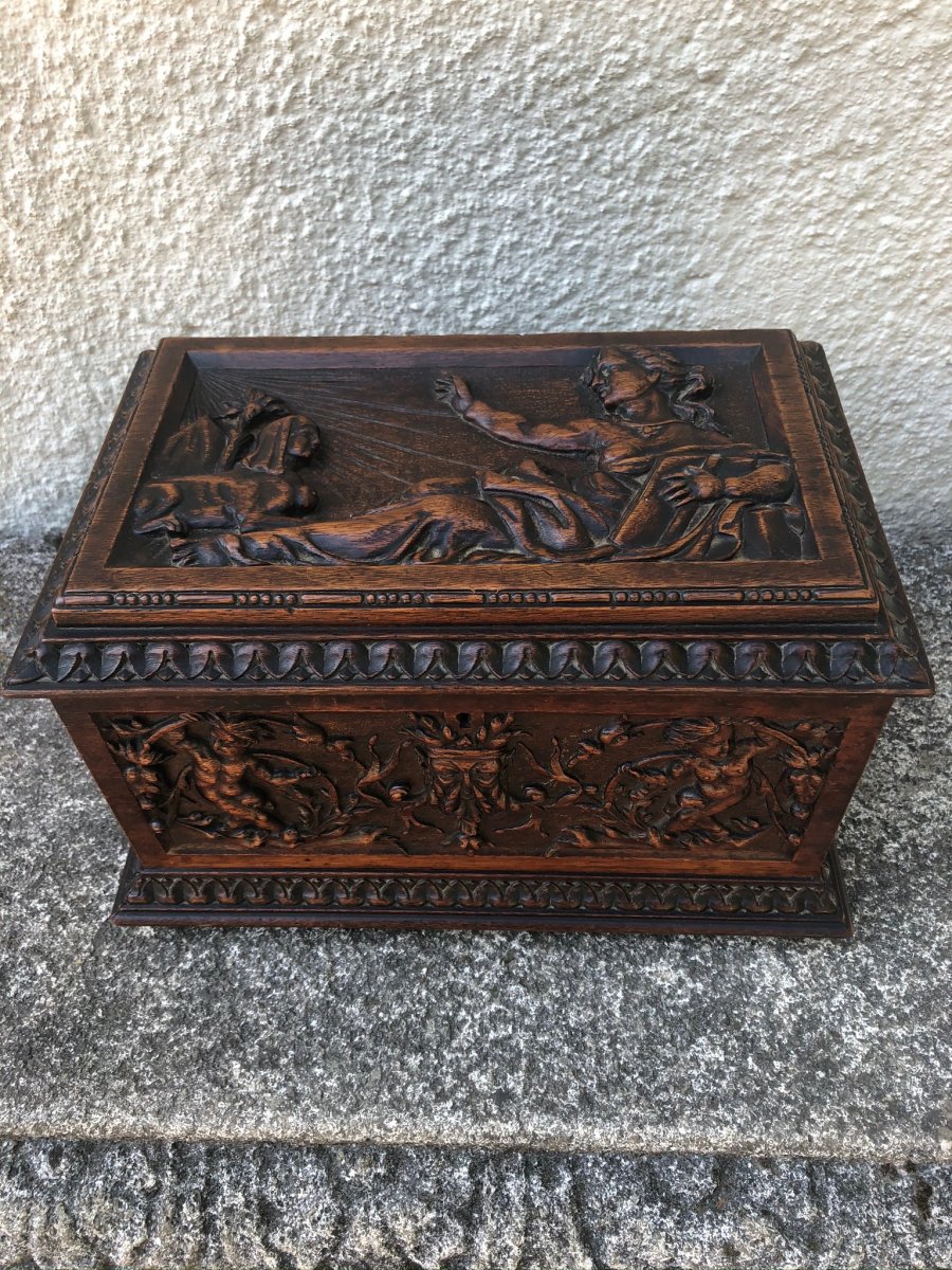 Napoleon III Sculpted Box, Les Arts
