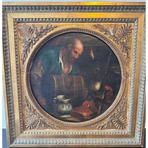 Tableau XVIII Sur Bois Sujet Atypique