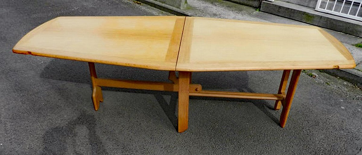 Guillerme Et Chambron, Large “portfolio” Table Circa 1970, 118 And 236 Cm, Your Home-photo-2