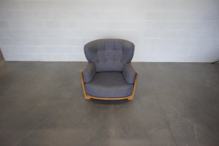 Guillerme Et Chambron , Paire De Fauteuils Denis  Circa 1970, Edition Votre Maison-photo-3