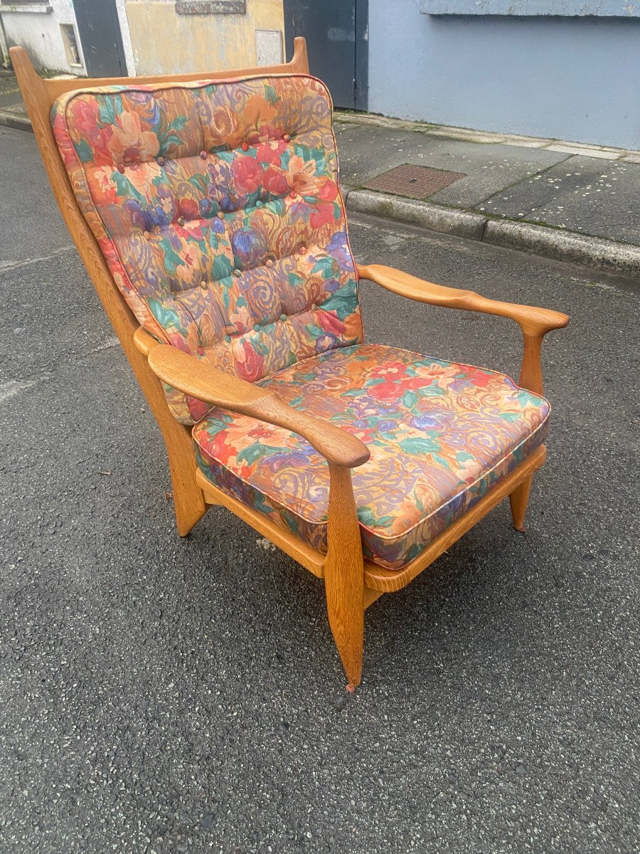 Guillerme Et Chambron, Edouard Armchair, Restored, Edition Vos Maison Circa 1970