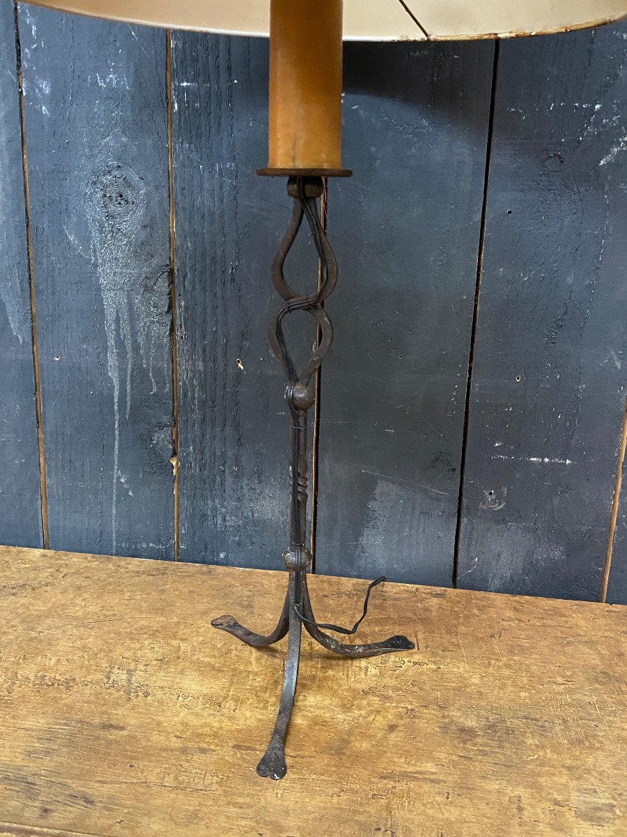 Wrought Iron Floor Lamp Circa 1950/1960-photo-1