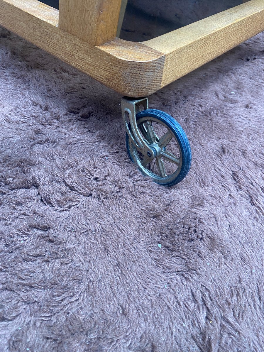 Guillerme Et Chambron, Rolling Bar/server, Edition Votre Maison Circa 1970-photo-1