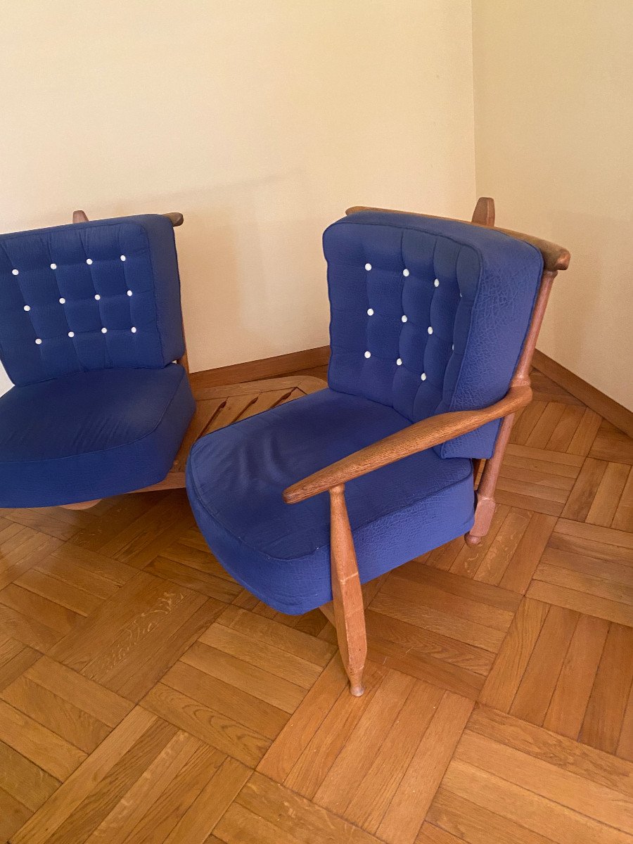 Guillerme Et Chambron , Banquette "evantail " Edition Votre Maison Circa 1970-photo-2