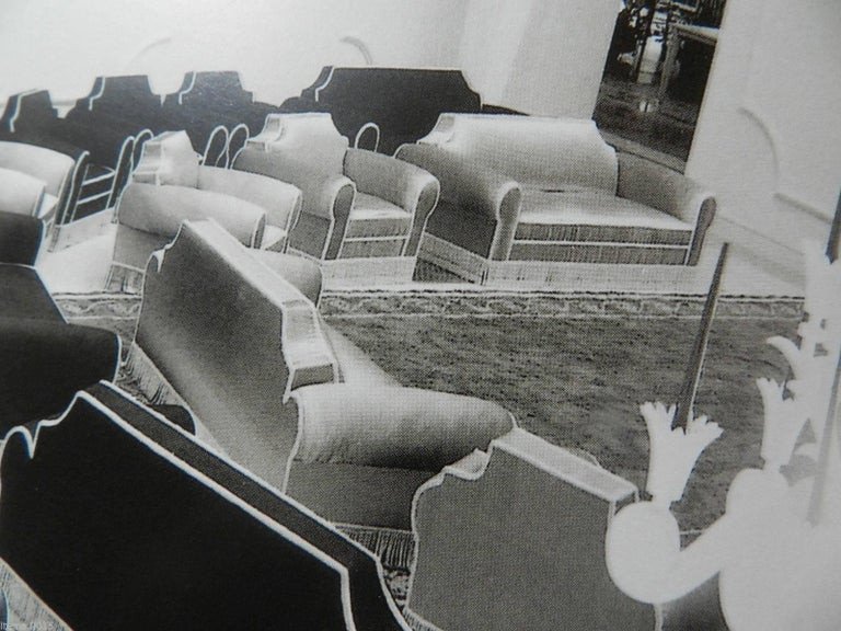 Andre Arbus (attributed To) Living Room 1940/1950 Composed Of A Large Sofa And Two Armchairs -photo-2