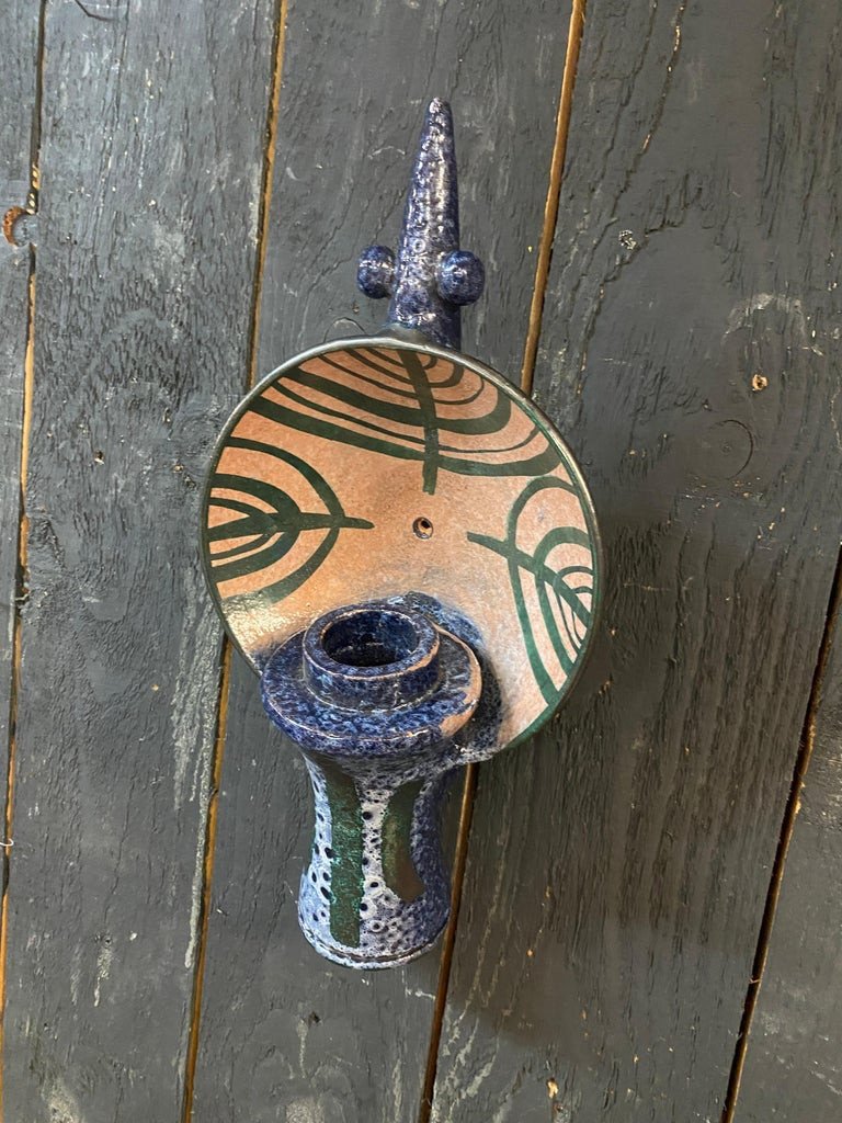 Boleslaw Danikowski (1928-1979) Ceramic Wall Lamp Circa 1960-photo-3