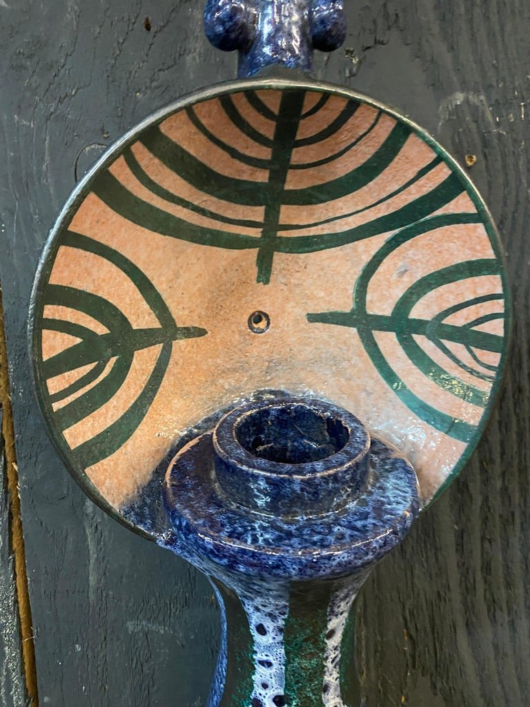 Boleslaw Danikowski (1928-1979) Ceramic Wall Lamp Circa 1960-photo-3