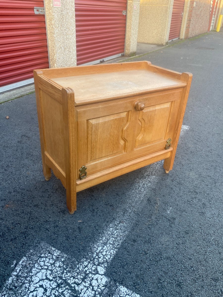 Guillerme Et Chambron, Oak Cabinet "your House Edition Circa 1970