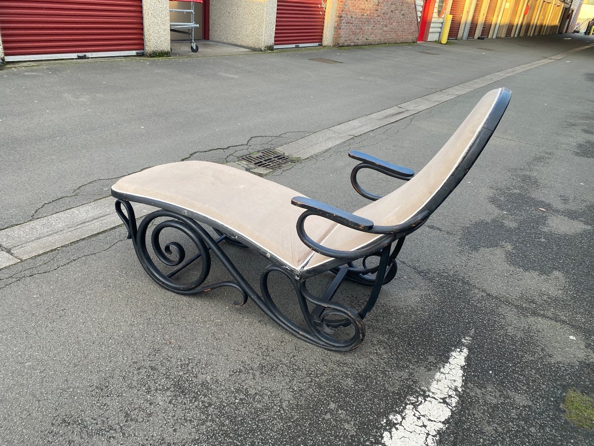 Chaise Longue 1900 Attribué à Thonet-photo-1