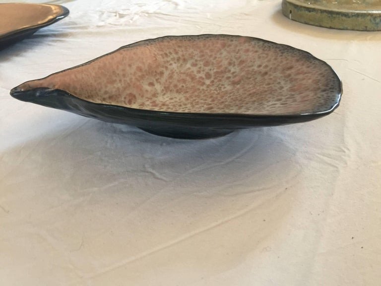 Pol Chambost Ceramic Dish Circa 1950/1960 Signed-photo-2