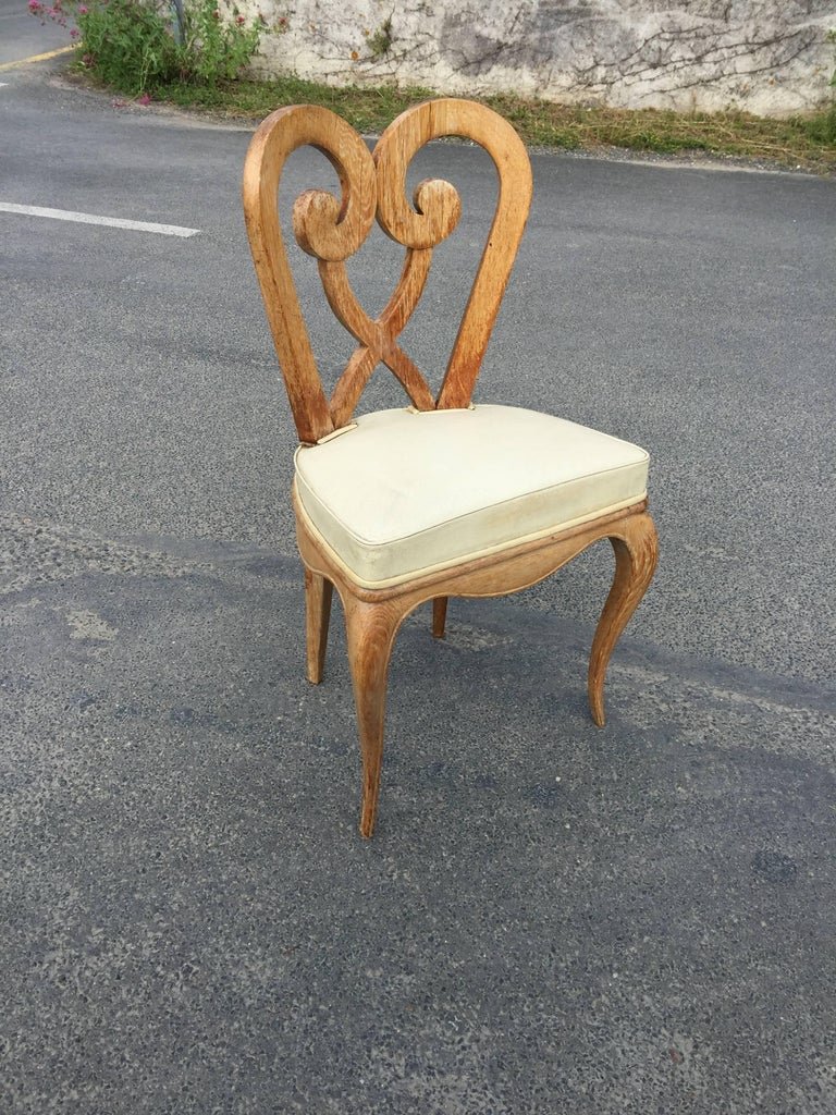 Germaine Darbois-gaudin (decorator, Ocean Liners) Six Art Deco Chairs Circa 1940-photo-6