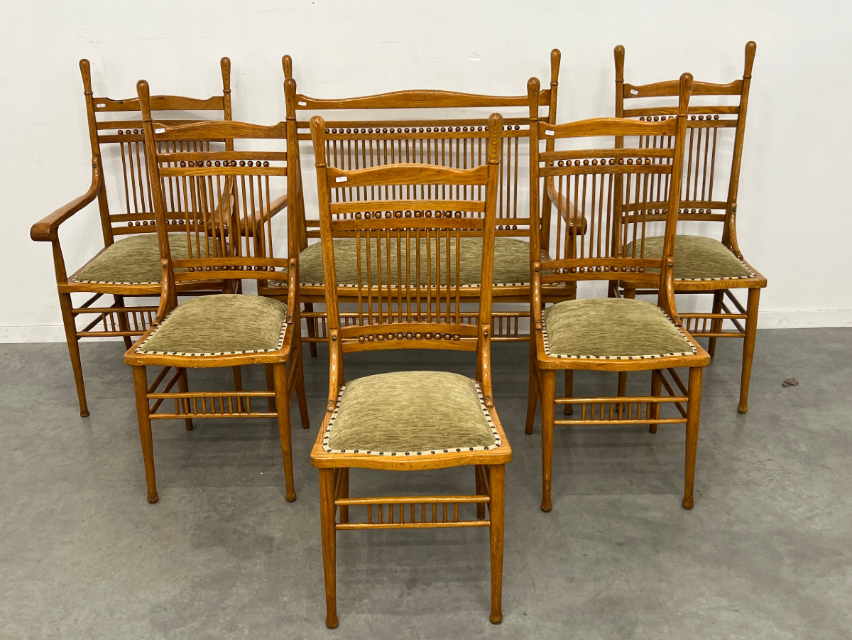 Viennese Session Salon Attributed To Thonet, Austria Circa 1900-photo-3