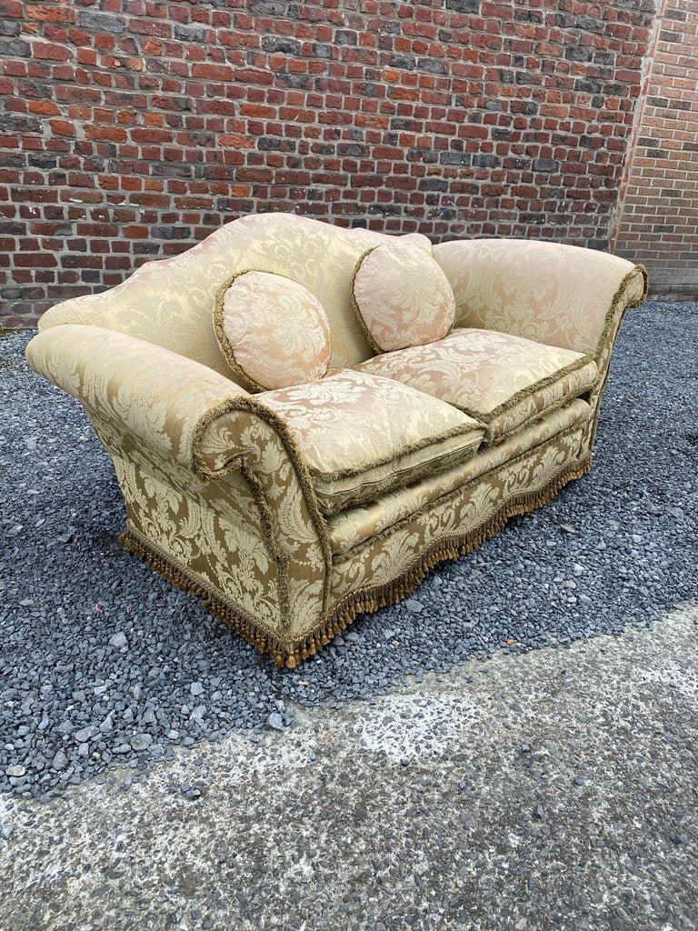Salon victorien kitch , 1 banquette et deux fauteuils circa 1930/1950 à restaurer-photo-7