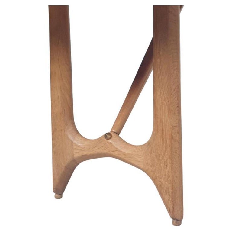 Guillerme et Chambron , table de salle a manger en chêne , Edition Votre Maison circa 1960/1970-photo-5